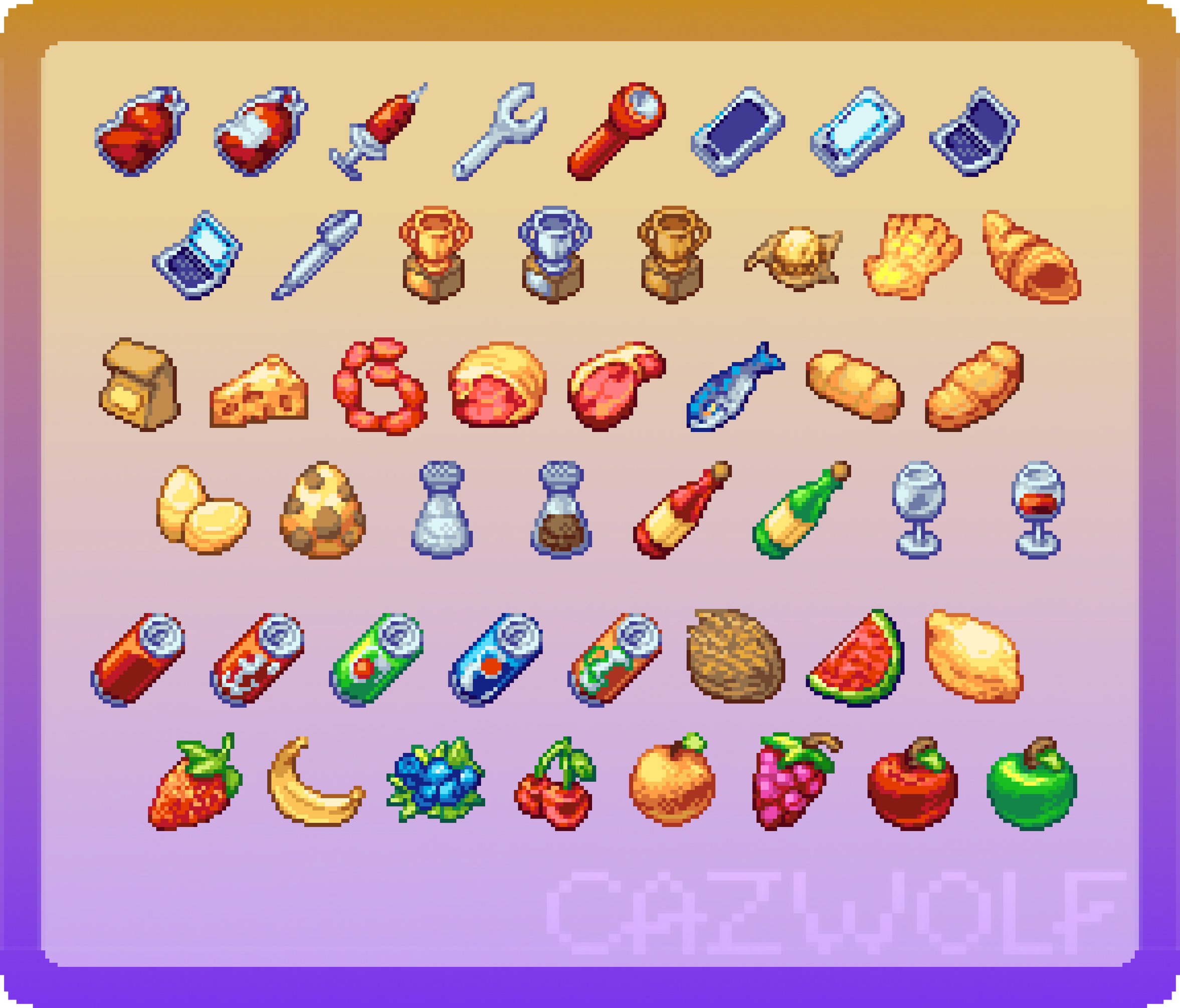 Pixel Art 32x32 Icons Pixel Art 32x32 Icons